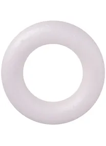 Купить Заготовка венок из пенопласта в ОРР пакете с подвесом, 20 см. 1/2 — Фото №1