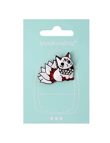 Купить Значок объемный со стразами Японская Лисичка Кицунэ (металл) (12-5769-A52) — Фото №1