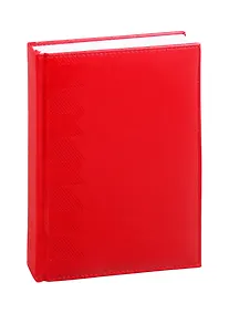 Купить Ежедневник недат. А5 160л Сариф-эконом красный, кожзам, тв.переплет, обл.поролон, офсет, ляссе — Фото №1