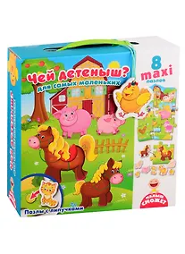 Купить Пазл с липучками Vladi Toys Чей детеныш? — Фото №1