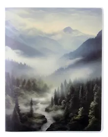 Купить Тетрадь 80л кл. "Nature" ПВХ-обложка, тонир.внутр.блок — Фото №1