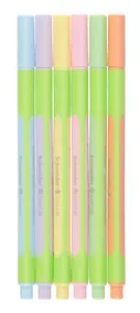 Купить Ручки капиллярные 06цв "Line-Up Pastel" 0,4 мм, SCHNEIDER — Фото №1