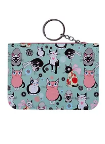 Купить Чехол для карточек на молнии с карабином Котики (ПВХ) (12×9) (12-10832-10) — Фото №1