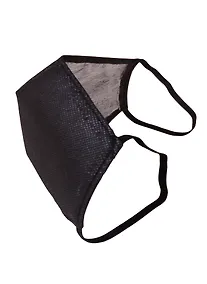 Купить Маска защитная для лица (190х130мм) (р-р S) (спанбонд) (черная) — Фото №1