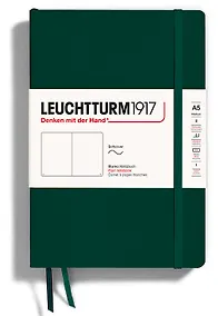 Купить Книга для записей A5, 61 лист, нелинованная "Medium", мягкая обложка, цвет Зеленый лес, Leuchtturm1917 — Фото №1