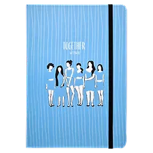 Купить Книга для записей А5 160л лин. "Girls" 7БЦ, ляссе, тонир.блок — Фото №1