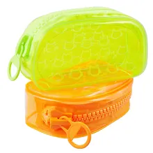 Купить Пенал-косметичка "Kitty" с большой молнией, неон, ассорти — Фото №1