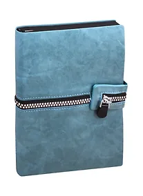 Купить Ежедневник недат. А5 160л Линкольн бирюзовый, кожзам, мягкий переплет, застежка магнитный клапан, тонир.блок, ляссе — Фото №1