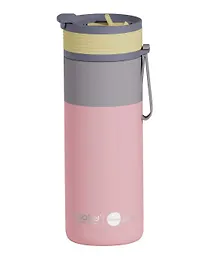 Купить Асобу Дорожная бутылка для горячих и холодных напитков Asobu Aspen Персиковый цвет (600мл) (69740) — Фото №1