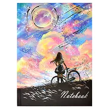 Купить Книга для записей А5 80л кл. "РОЗОВЫЕ МЕЧТЫ" тв.переплёт, полноцв.печать, выб.перлам.лак, тиснение фольгой, мат.ламинация — Фото №1