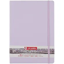 Купить Блокнот для зарисовок 21*30см 80л "Art Creation" 140г/м2, 7БЦ, Фиолетовый пастельный, Fabriano — Фото №1