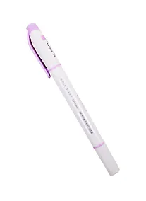 Купить Текстовыделитель Hatber, Mildtone Pastel, двухсторонний сиреневый — Фото №1