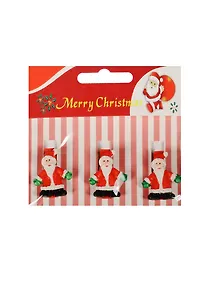 Купить Набор прищепок декоративных, 3 шт, полистоун,дед мороз — Фото №1