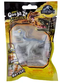 Купить Мини-игрушка Мир Юрского периода Динозаврик Блю (тянущаяся фигурка) (резина) (6 см) (ТМ GooJitZu) — Фото №1