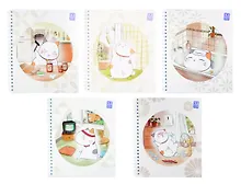 Купить Тетрадь в клетку Listoff, "Японский котик (Эксклюзив)", 96 листов, в ассортименте — Фото №1