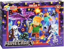 Купить Пазл 104 "По мотивам Minecraft" — Фото №1
