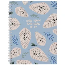 Купить Тетрадь в клетку Be Smart, "Sentiment. Листья", 80 листов — Фото №1