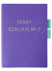 Купить Ежедневник недат. А5 136л "Colour. No 1" сиреневый, интегр.переплет, иск.кожа, тисн.фольгой, серебро, офсет, ляссе — Фото №1