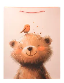 Купить Пакет А3 42,5*33*10 "Улыбчивый мишка" дет., бум.мат.ламинат — Фото №1