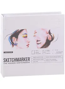 Купить Скетчбук 16,3*16,3см 50л "SKETCHMARKER THE MIRROR", 220г/м2, 7БЦ, белая бумага — Фото №1