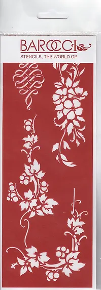 Купить Трафарет Barocci универсальный Угловой виноград 8,5х23см ТУ-20 — Фото №1
