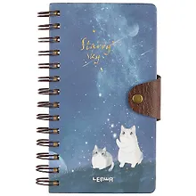 Купить Блокнот «Коты. Starry sky», 98 листов — Фото №1