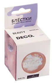 Купить Блестки для лица, тела и волос `DECO.` by Miami tattoos (Xenon) (191918) — Фото №1