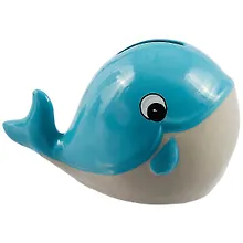 Купить Копилка Кит цветной (керамика) (11х7) (12-7365-6500-2) — Фото №1