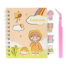 Купить Набор декоративных наклеек в блокноте, 12 листов в комплекте с пинцетом, 90 х 110 мм — Фото №1