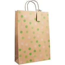 Купить Пакет А3 46*33*10 Рolka dot нейтр., крафт — Фото №1