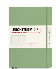 Купить Книга для записей B5, 109 листов в точку "Composition", твердая обложка, Зеленый Шалфей, Leuchtturm1917 — Фото №1
