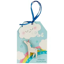 Купить Открытка со значком Талисман на счастье, 4,5 х 4,2 см   1687452 — Фото №1