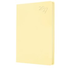 Купить Ежедневник дат. 2027г. А5 176л "Soft Touch" пина колада, иск.кожа, интегр.переплет, тонир.блок, скругл.углы, ляссе, инд.уп — Фото №1