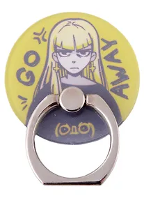 Купить Держатель-кольцо для телефона Аниме Девушка Go Away комикс (металл) (коробка) — Фото №1