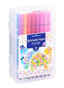 Купить Фломастеры Bruno Visconti, FunColor, 24 цвета — Фото №1