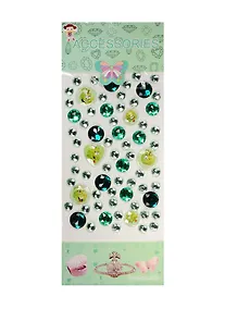 Купить Наклейки стразы с сюжетами, зеленый (11-01488-18) — Фото №1