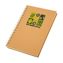 Купить Блокнот А5 80л кл. "Tree" на спирали, жестк.обложка из крафт-бумаги., инд.уп., LEJOYS — Фото №1