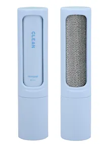 Купить Щётка для удаления ворса (голубая) (пластик) (4,3х18,3см) (коробка) (12-wangcang-202505-CL4) — Фото №1