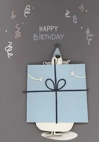 Купить Открытка "С Днём Рождения. Подарок" — Фото №1