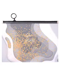 Купить Папка на молнии А5 "Мрамор" с сыпучкми — Фото №1