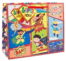 Купить Пакет А4 26*32*12 "Супергерои. WOW" дет., бум.мат.ламинат — Фото №1