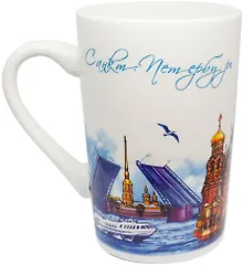Купить Кружка, Санкт-Петербург, фарфор, 350мл, подарочная коробка 065-4-01-CL — Фото №1
