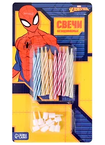 Купить Набор свечей для торта Человек-паук Spider-man (10 шт) (5108383) — Фото №1