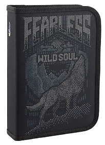 Купить Пенал 1 отделение "Дикий" 20*14 см, молния — Фото №1