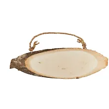 Купить Спил косой с бечевкой 22х7х1см(дерево) — Фото №1