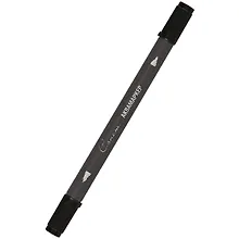 Купить Маркер акварельный "Сонет", двухсторон., кисть и тонкий наконечник, сажа газовая, сонет — Фото №1