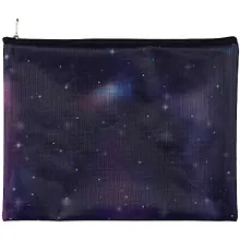 Купить Папка для тетрадей В5 "Cosmos" молния, ткань, подклад — Фото №1