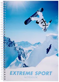 Купить Тетрадь в клетку Listoff, Extreme sport, А4, 80 листов — Фото №1
