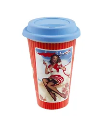 Купить Сувенир Феникс Презент Кружка керамическая с силиконовой крышкой в комплекте 350мл 28323 — Фото №1