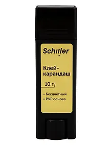 Купить Клей-карандаш Schiller, 10 г, PVP основа — Фото №1